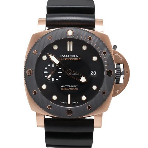 panerai submersible goldtech orocarbo|Panerai watches for sale.